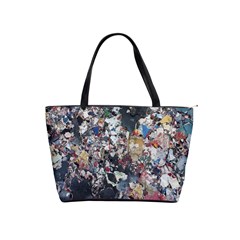 Multicolored Debris Texture Print Classic Shoulder Handbag by dflcprintsclothing