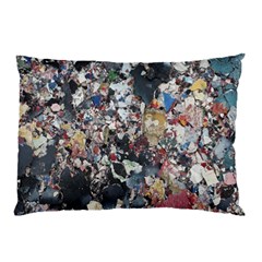 Multicolored Debris Texture Print Pillow Case (two Sides) by dflcprintsclothing