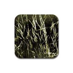 Abstract Light Games 7 Rubber Square Coaster (4 Pack) by DimitriosArt