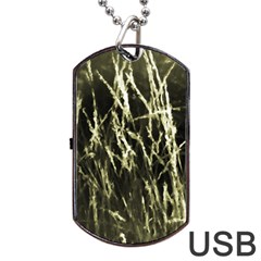 Abstract Light Games 7 Dog Tag Usb Flash (two Sides) by DimitriosArt