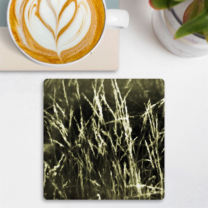 Abstract light games 7 UV Print Square Tile Coaster 