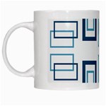 Abstract pattern geometric backgrounds   White Mugs Left