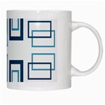 Abstract pattern geometric backgrounds   White Mugs Right