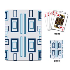 Abstract Pattern Geometric Backgrounds   Playing Cards Single Design (rectangle) by Eskimos