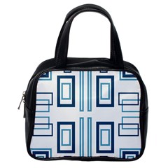 Abstract Pattern Geometric Backgrounds   Classic Handbag (one Side) by Eskimos