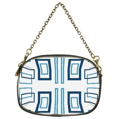 Abstract Pattern Geometric Backgrounds   Chain Purse (one Side) by Eskimos