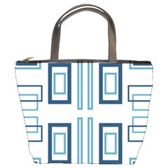 Abstract Pattern Geometric Backgrounds   Bucket Bag by Eskimos