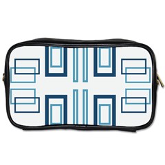 Abstract Pattern Geometric Backgrounds   Toiletries Bag (one Side) by Eskimos