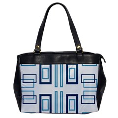 Abstract Pattern Geometric Backgrounds   Oversize Office Handbag by Eskimos