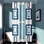 Abstract pattern geometric backgrounds   Shower Curtain 36  x 72  (Stall)  Curtain(36 X72 ) - 33.26 x66.24  Curtain(36 X72 )