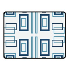 Abstract Pattern Geometric Backgrounds   Double Sided Fleece Blanket (small)  by Eskimos