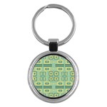 Abstract pattern geometric backgrounds   Key Chain (Round) Front