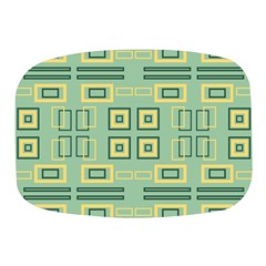 Abstract Pattern Geometric Backgrounds   Mini Square Pill Box by Eskimos