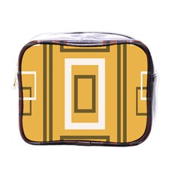 Abstract Pattern Geometric Backgrounds   Mini Toiletries Bag (one Side) by Eskimos