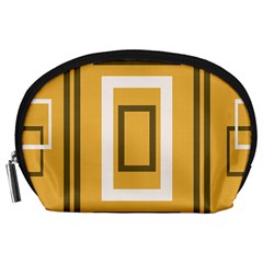 Abstract Pattern Geometric Backgrounds   Accessory Pouch (large)