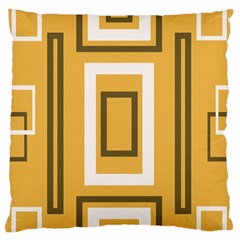 Abstract Pattern Geometric Backgrounds   Large Flano Cushion Case (one Side) by Eskimos