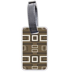 Abstract Pattern Geometric Backgrounds   Luggage Tag (one Side) by Eskimos