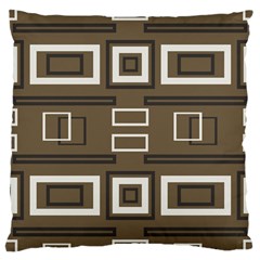 Abstract Pattern Geometric Backgrounds   Large Cushion Case (two Sides) by Eskimos