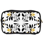 Folk flowers print Floral pattern Ethnic art Toiletries Bag (One Side) Front