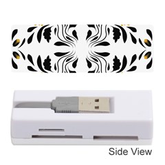 Folk Flowers Print Floral Pattern Ethnic Art Memory Card Reader (stick) by Eskimos