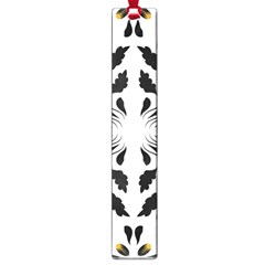 Folk Flowers Print Floral Pattern Ethnic Art Large Book Marks by Eskimos