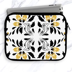 Folk Flowers Print Floral Pattern Ethnic Art Apple Ipad 2/3/4 Zipper Cases by Eskimos