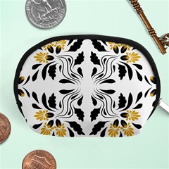 Folk Flowers Print Floral Pattern Ethnic Art Accessory Pouch (medium) by Eskimos