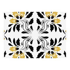 Folk Flowers Print Floral Pattern Ethnic Art Double Sided Flano Blanket (mini)  by Eskimos