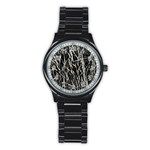 Abstract Light Games 9 Kiran Fa457 Stainless Steel Round Watch Front