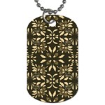 Folk flowers print Floral pattern Ethnic art Dog Tag (One Side) Front