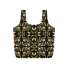 Folk Flowers Print Floral Pattern Ethnic Art Full Print Recycle Bag (s) by Eskimos