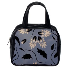 Folk Flowers Print Floral Pattern Ethnic Art Classic Handbag (one Side) by Eskimos