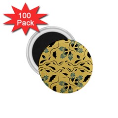 Folk Flowers Print Floral Pattern Ethnic Art 1 75  Magnets (100 Pack)  by Eskimos