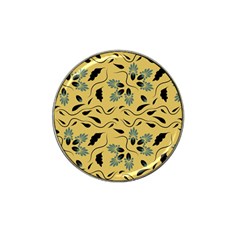 Folk Flowers Print Floral Pattern Ethnic Art Hat Clip Ball Marker (4 Pack) by Eskimos