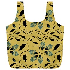 Folk Flowers Print Floral Pattern Ethnic Art Full Print Recycle Bag (xl) by Eskimos