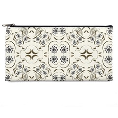 Folk Flowers Print Floral Pattern Ethnic Art Pencil Case by Eskimos