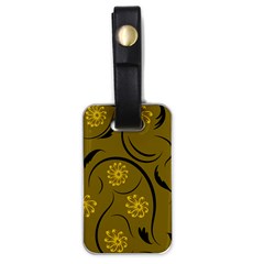 Folk Flowers Print Floral Pattern Ethnic Art Luggage Tag (one Side) by Eskimos