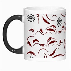 Folk Flowers Print Floral Pattern Ethnic Art Morph Mugs by Eskimos