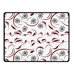 Folk Flowers Print Floral Pattern Ethnic Art Fleece Blanket (small) by Eskimos