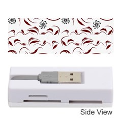 Folk Flowers Print Floral Pattern Ethnic Art Memory Card Reader (stick) by Eskimos