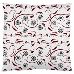 Folk Flowers Print Floral Pattern Ethnic Art Standard Flano Cushion Case (two Sides) by Eskimos