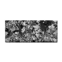 Black And White Debris Texture Print Hand Towel by dflcprintsclothing