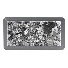 Black And White Debris Texture Print Memory Card Reader (mini) by dflcprintsclothing