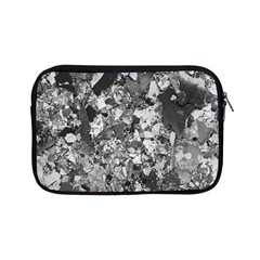 Black And White Debris Texture Print Apple Ipad Mini Zipper Cases