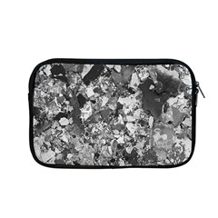 Black And White Debris Texture Print Apple Macbook Pro 13  Zipper Case