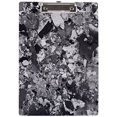 Black And White Debris Texture Print A4 Clipboard