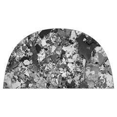 Black And White Debris Texture Print Anti Scalding Pot Cap