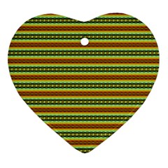 Free Flow Heart Ornament (two Sides)