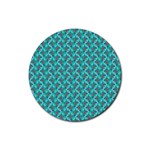 Digital Illusion Rubber Round Coaster (4 pack) Front