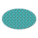 Digital Illusion Oval Magnet Front